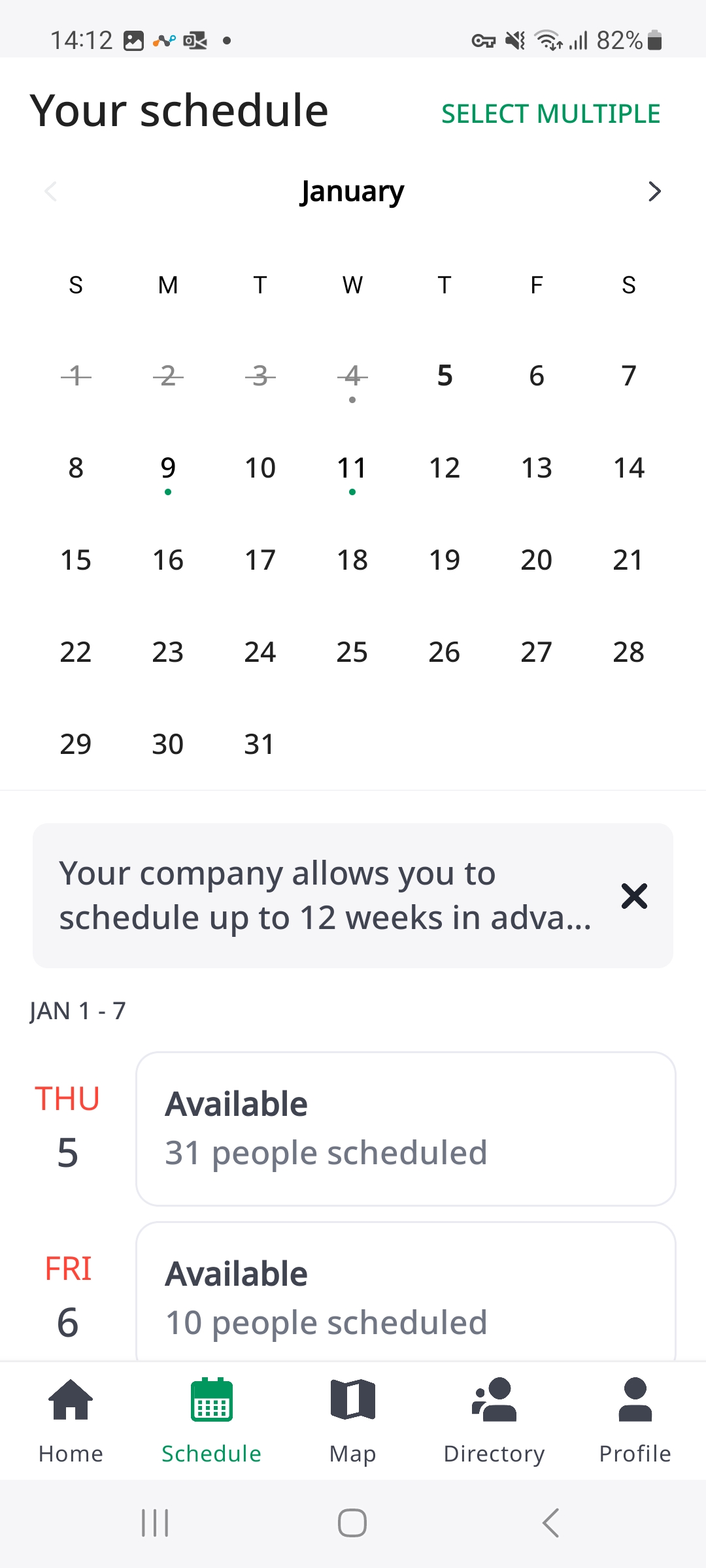 CalendarDescription automatically generated